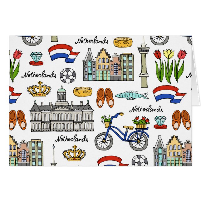 Netherland Doodle Pattern (Front Horizontal)