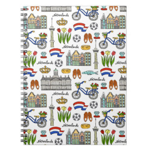 Netherland Doodle Pattern Notebook