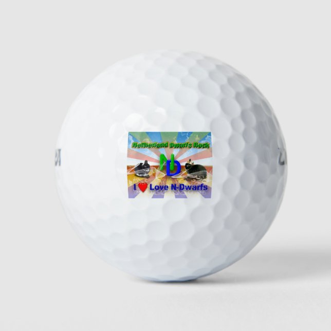 Netherland Dwarf Bunny Golf Balls (Front)