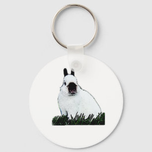 Netherland Dwarf Keychain