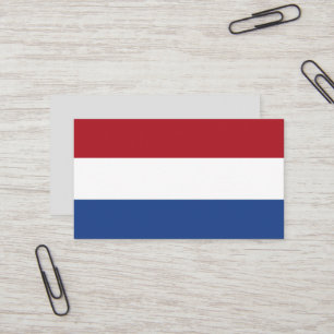 Netherland flag business card
