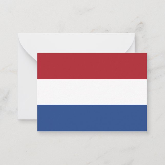Netherland flag card (Front)