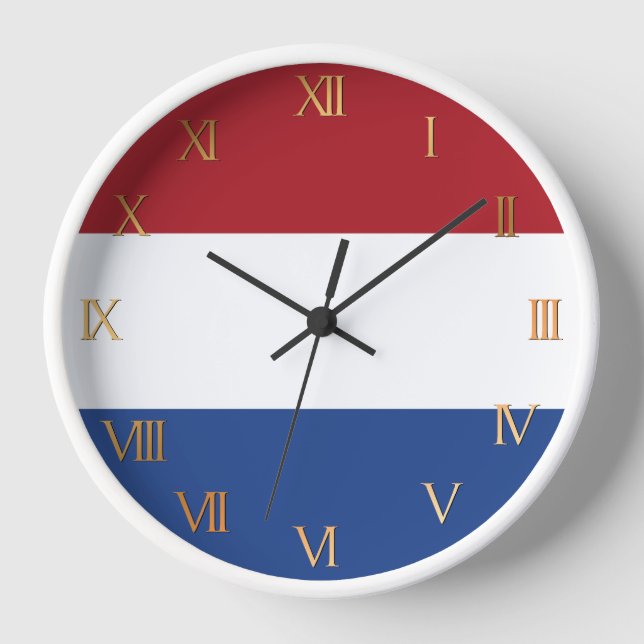 Netherland flag clock (Front)