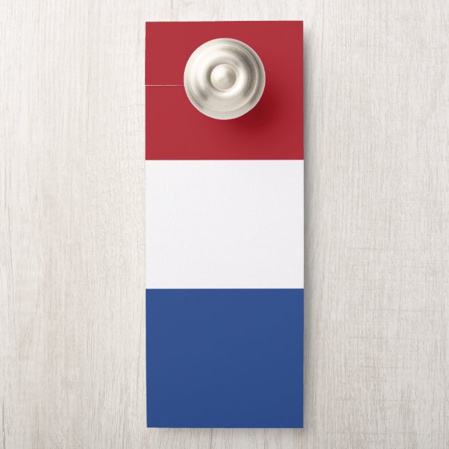 Netherland flag door hanger (On Knob)