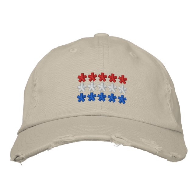 Netherland Flag Embroidered Hat (Front)