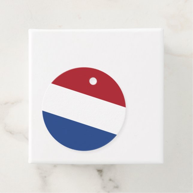 Netherland flag favour tags (In Situ)