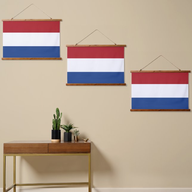 Netherland flag hanging tapestry (Asymmetrical)