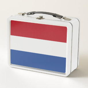 Netherland flag metal lunch box