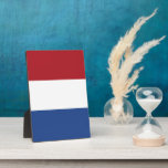 Netherland flag plaque<br><div class="desc">An ideal gift for all those who are patriotic of their country!</div>