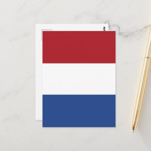 Netherland flag postcard