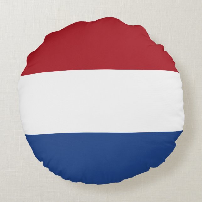 Netherland flag round cushion (Back)