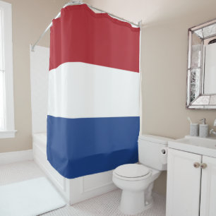 Netherland flag shower curtain