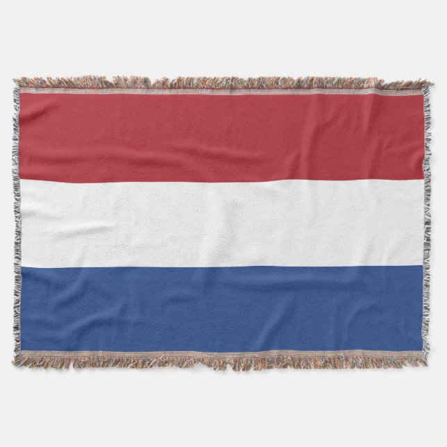 Netherland flag throw blanket (Front)