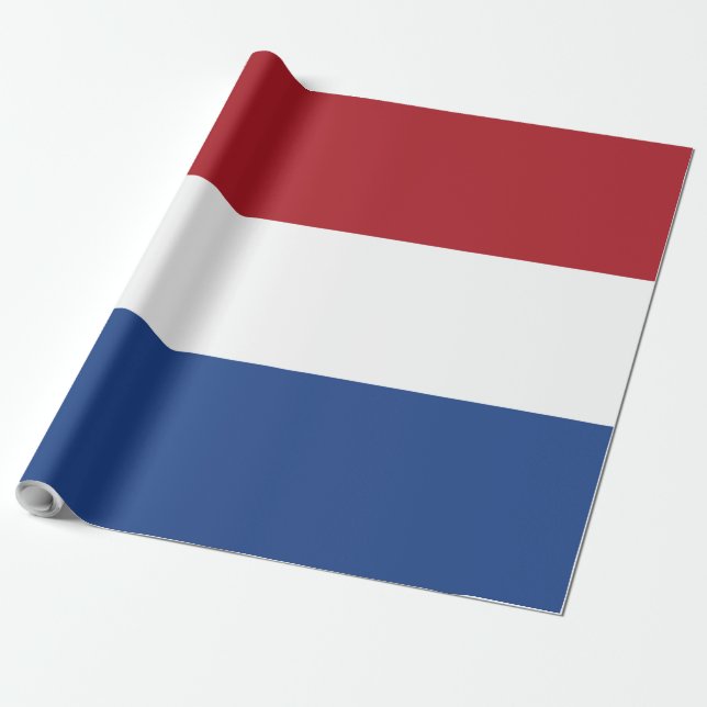 Netherland flag wrapping paper (Unrolled)