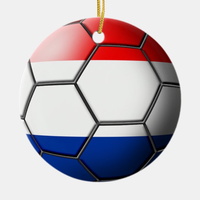 Netherland Soccer Ornament (Front)