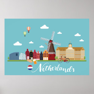 Netherland Travel Poster