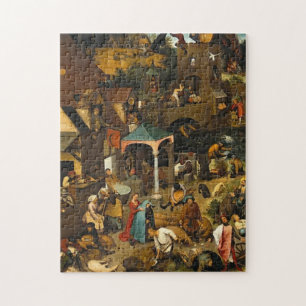 Netherlandish Proverb Pieter Bruegel The Elder Jigsaw Puzzle