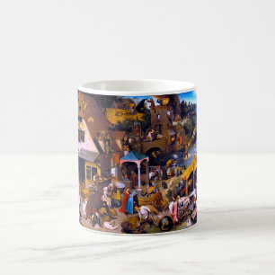 Netherlandish Proverbs, Pieter Bruegel the Elder Coffee Mug