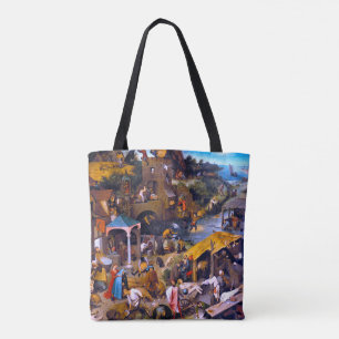 Netherlandish Proverbs, Pieter Bruegel the Elder Tote Bag
