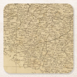 Netherlands 6 square paper coaster