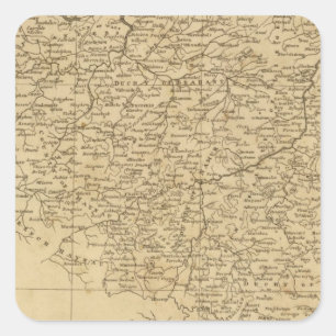 Netherlands 6 square sticker