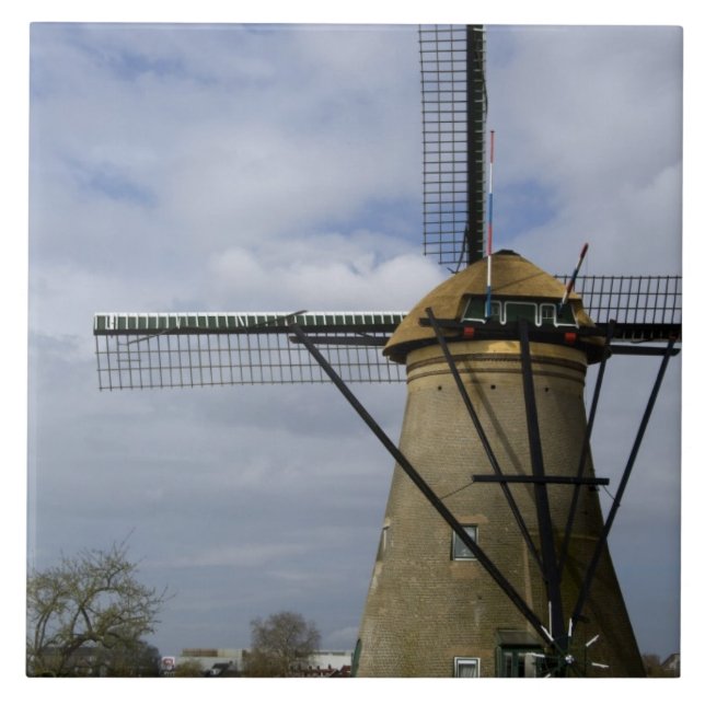 Netherlands (aka Holland), Kinderdijk. 19 Tile (Front)