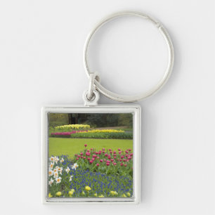 Netherlands aka Holland), Lisse. Keukenhof 5 Key Ring