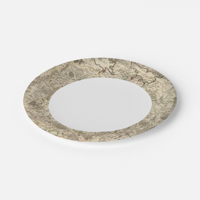 Netherlands and Belgium 3 Paper Plate (Angled)