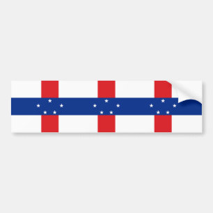 Netherlands Antilles Flag Bumper Sticker