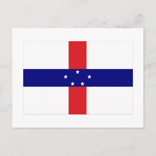 Netherlands Antilles Flag Postcard (Front)