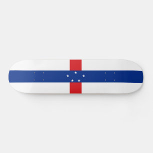 Netherlands Antilles Flag Skateboard