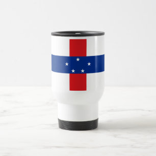 Netherlands Antilles Flag Travel Mug