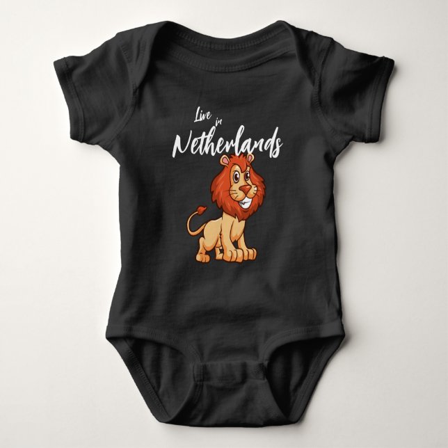 Netherlands Baby Bodysuit (Front)