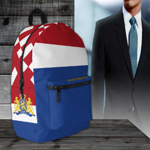 Netherlands backpack, patriotic, Dutch Flag Printed Backpack