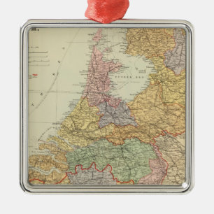 Netherlands, Belgium 2 Metal Tree Decoration