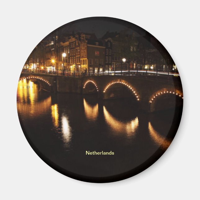 Netherlands: Bridges, Netherlands Magnet (Front)