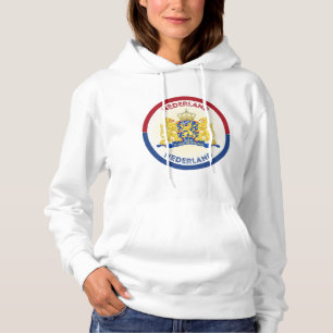 Netherlands Coat of Arms Circle Shape Hoodie