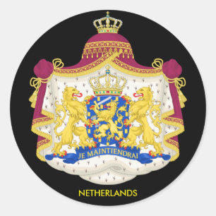 Netherlands Coat of Arms Classic Sticker