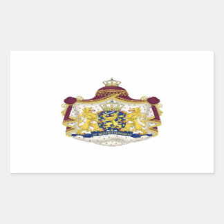 Netherlands Coat of Arms Rectangular Sticker