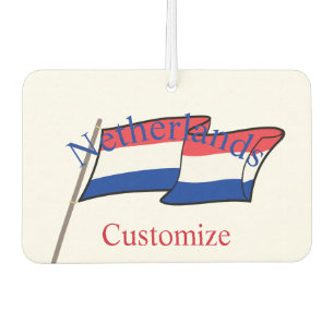 Netherlands Country Flag Thunder_Cove Car Air Freshener