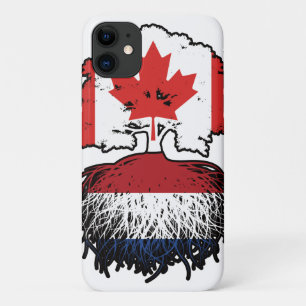 Netherlands Dutch Canadian Canada Tree Roots Flag iPhone 11 Case