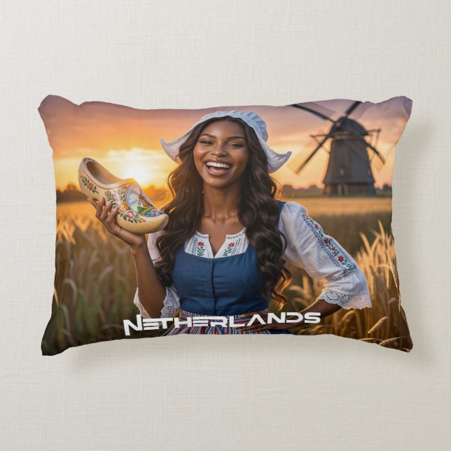NETHERLANDS - DUTCH DECORATIVE CUSHION (Front)
