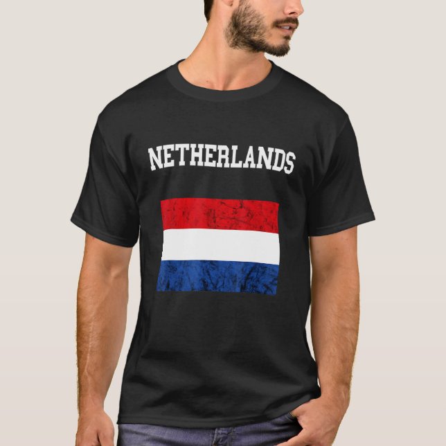 Netherlands Dutch Pride Dutch Roots Holland Nederl T-Shirt (Front)