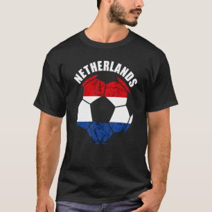 Netherlands Dutch Pride Netherlands Soccer Player  T-Shirt