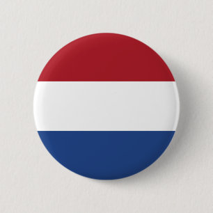 Netherlands Flag 6 Cm Round Badge