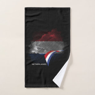 Netherlands flag bath towel set
