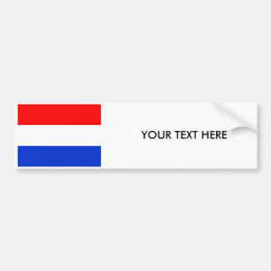 NETHERLANDS FLAG Bumper Sticker