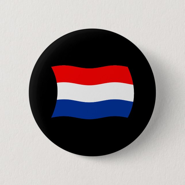 Netherlands Flag Button (Front)