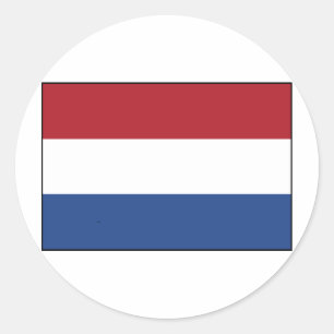Netherlands Flag Classic Round Sticker