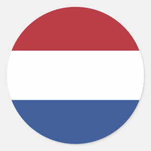 Netherlands Flag Classic Round Sticker